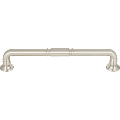 Top Knobs TK1004BSN: 6-5/16" cc Kent D-Handle Cabinet Pull - Brushed Satin Nickel