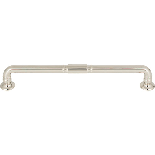 Top Knobs TK1005PN: 7-9/16" cc Kent D-Handle Cabinet Pull - Polished Nickel
