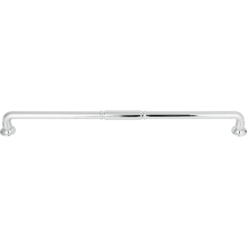 Top Knobs TK1007PC: 12" cc Kent D-Handle Cabinet Pull - Polished Chrome