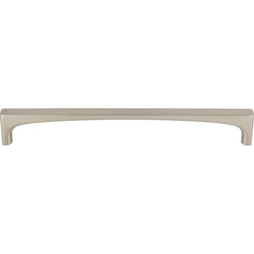 Top Knobs TK1015BSN: 7-9/16" cc Riverside Square Bar Cabinet Pull - Brushed Satin Nickel