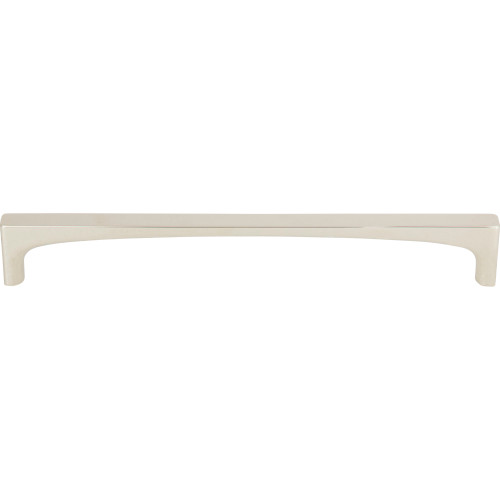 Top Knobs TK1015PN: 7-9/16" cc Riverside Square Bar Cabinet Pull - Polished Nickel