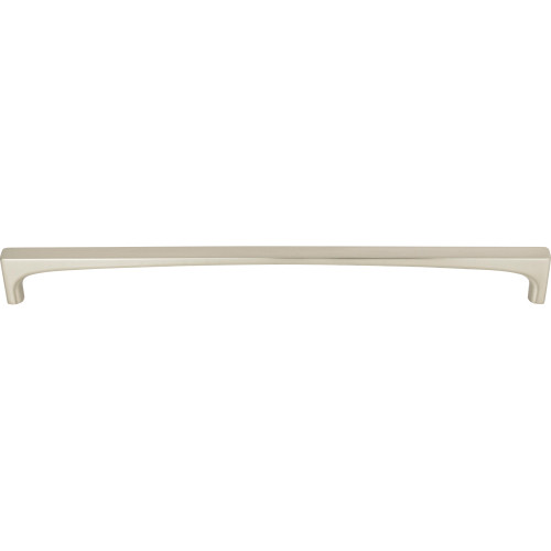 Top Knobs TK1017BSN: 12" cc Riverside Square Bar Cabinet Pull - Brushed Satin Nickel