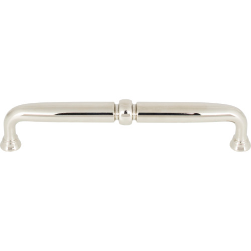 Top Knobs TK1023PN: 6-5/16" cc Henderson D-Handle Cabinet Pull - Polished Nickel