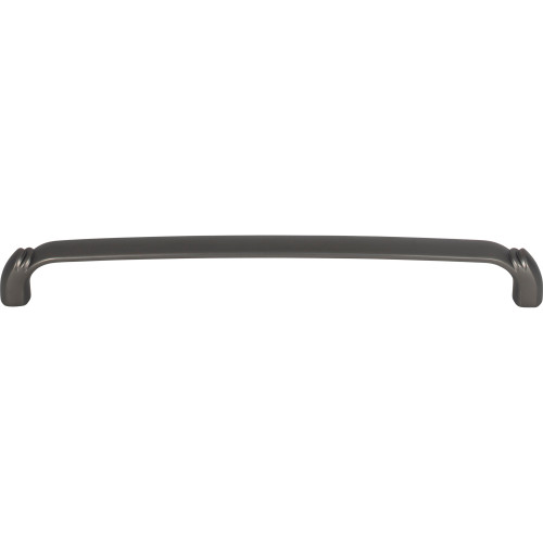 Top Knobs TK1035AG: 8-13/16" cc Pomander D-Handle Cabinet Pull - Ash Gray