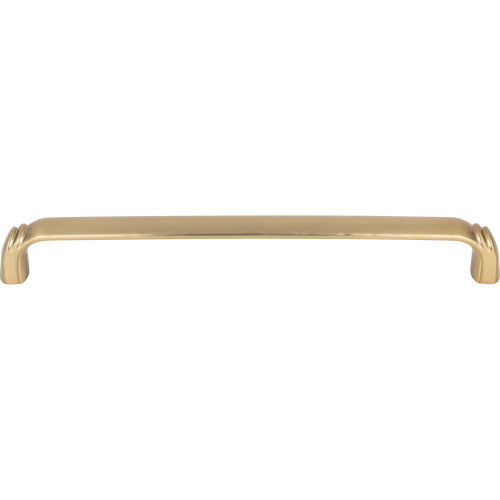 Top Knobs TK1037HB: 12" cc Pomander D-Handle Appliance Pull - Honey Bronze