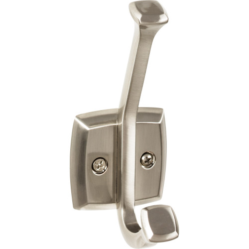Top Knobs TK1060BSN: Juliet Double Wall Hook - Brushed Satin Nickel