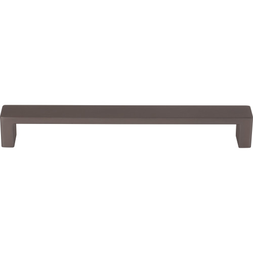 Top Knobs TK252AG: 7" cc Modern Metro Flat Bar Cabinet Pull - Ash Gray