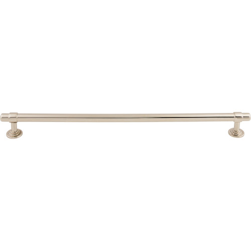 Top Knobs TK3006PN: 12" cc Ellis Bit Cabinet Pull - Polished Nickel