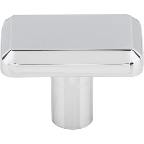 Top Knobs TK3010PC: 1-1/2" Telfair Rectangle Cabinet Knob - Polished Chrome