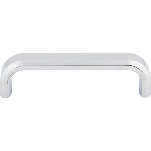 Top Knobs TK3011PC: 3-3/4" cc Telfair D-Handle Cabinet Pull - Polished Chrome