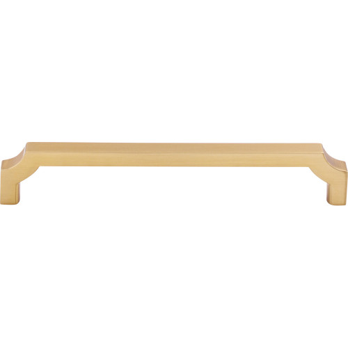 Top Knobs TK3023HB: 6-5/16" cc Davenport Square Bar Cabinet Pull - Honey Bronze
