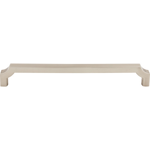 Top Knobs TK3028BSN: 18" cc Davenport Square Bar Cabinet Pull - Brushed Satin Nickel