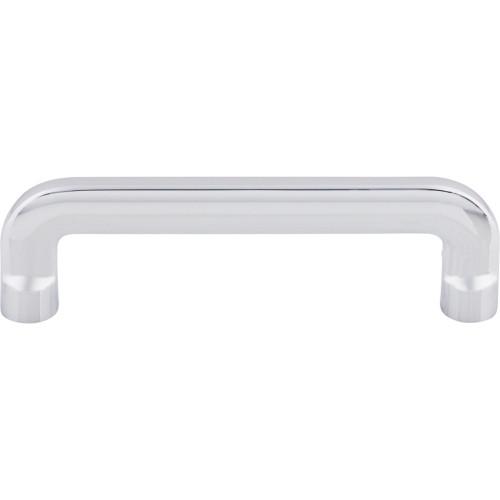 Top Knobs TK3041PC: 3-3/4" cc Hartridge D-Handle Cabinet Pull - Polished Chrome