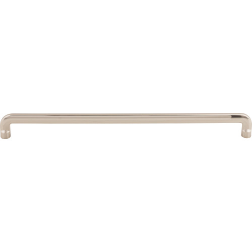Top Knobs TK3046PN: 12" cc Hartridge D-Handle Cabinet Pull - Polished Nickel