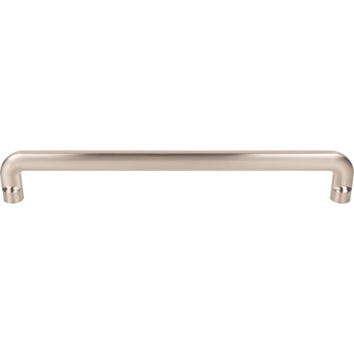 Top Knobs TK3047BSN: 12" cc Hartridge D-Handle Cabinet Pull - Brushed Satin Nickel