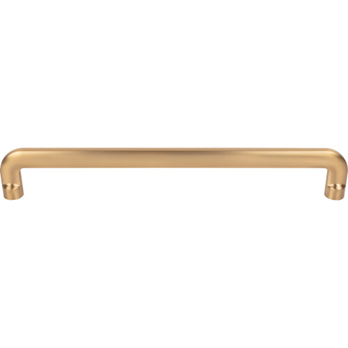 Top Knobs TK3048HB: 18" cc Hartridge D-Handle Cabinet Pull - Honey Bronze