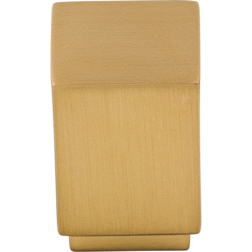 Top Knobs TK33HB: 3/4" Linear Cube Cabinet Knob - Honey Bronze