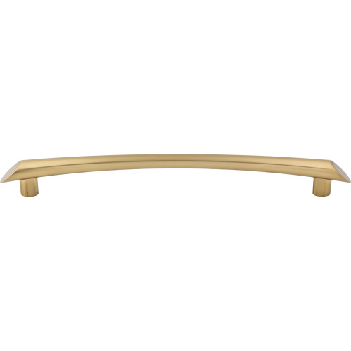 Top Knobs TK788HB: 12" cc Edgewater Curved Bar Appliance Pull - Honey Bronze