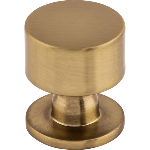 Top Knobs TK821HB: 1-1/8" Lily Round Cabinet Knob - Honey Bronze