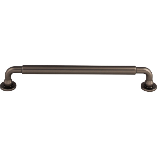 Top Knobs TK825AG: 7-9/16" cc Lily D-Handle Cabinet Pull - Ash Gray