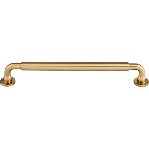 Top Knobs TK825HB: 7-9/16" cc Lily D-Handle Cabinet Pull - Honey Bronze