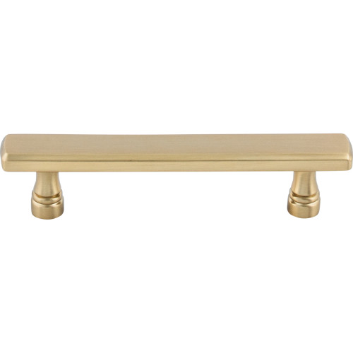 Top Knobs TK853HB: 3-3/4" cc Kingsbridge Flat Bar Cabinet Pull - Honey Bronze