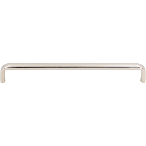 Top Knobs TK876PN: 8-13/16" cc Exeter Round Bar Cabinet Pull - Polished Nickel