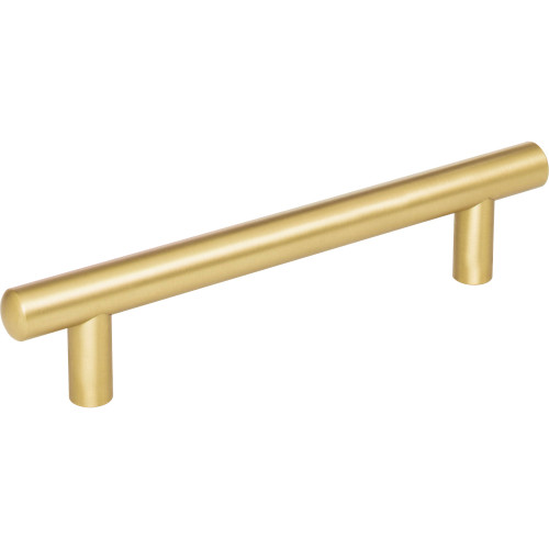 Jeffrey Alexander 178BG: 128mm cc Key West Round Bar Cabinet Pull - Brushed Gold