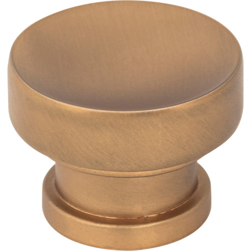 Jeffrey Alexander 484SBZ: 1-1/4" Elara Round Cabinet Knob - Satin Bronze