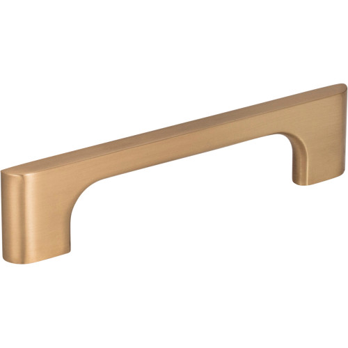 Jeffrey Alexander 286-96SBZ: 96mm cc Leyton Bar Cabinet Pull - Satin Bronze