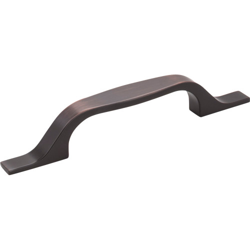 Elements 382-96DBAC: 96 mm cc Cosgrove Handle Cabinet Pull - Brushed Oil Rubbed Bronze