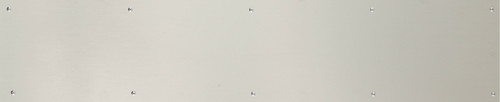 Brass Accents A09-P0640-619:  40 x 6" Kick Plate (screw mount) - Satin Nickel