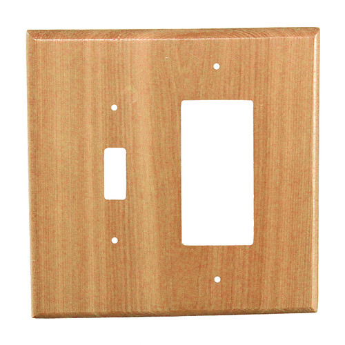 Sierra Lifestyles 682575: Traditional Single Toggle/Single Rocker Switchplate - Douglas Fir