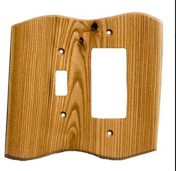 Sierra Lifestyles 682785: Rustic Single Toggle/Single Rocker Switchplate - Russian Olive