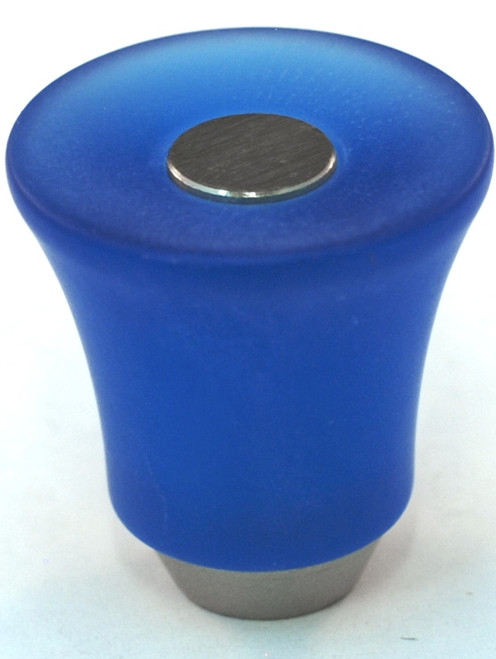 Cal Crystal 109-CM003: 29mm Athens Tapered Cabinet Knob - Matte Blue Cal Crystal 109-CM003: 29mm Athens Tapered Cabinet Knob - Matte Blue