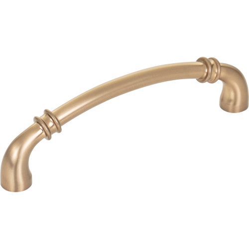 Jeffrey Alexander 445-128SBZ: 128mm cc Marie Cabinet Pull - Satin Bronze