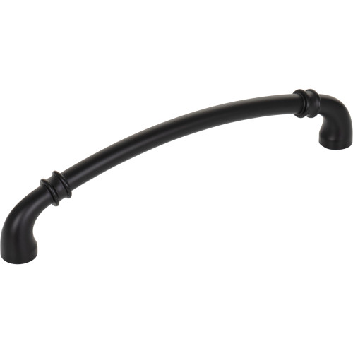 Jeffrey Alexander 445-160MB: 160mm cc Marie Cabinet Pull - Matte Black