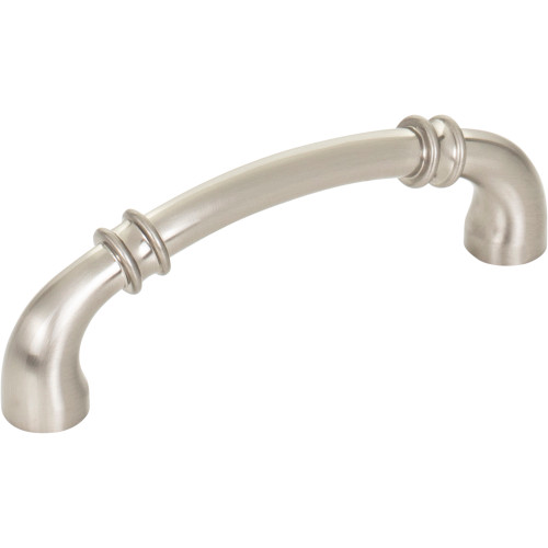 Jeffrey Alexander 445-96SN: 96mm cc Marie Cabinet Pull - Satin Nickel
