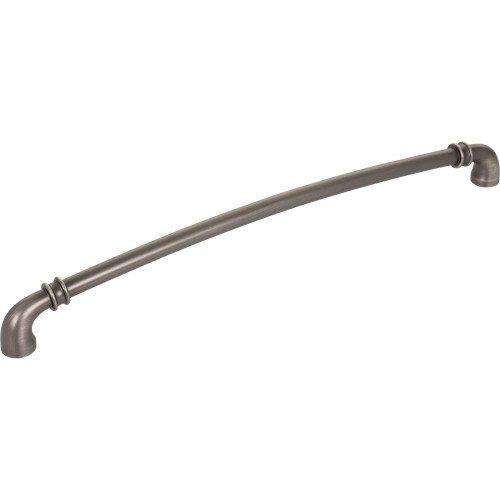 Jeffrey Alexander 445-305BNBDL: 305mm cc Marie Cabinet Pull - Brushed Pewter