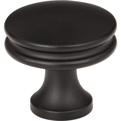 Jeffrey Alexander 445MB: 1-1/4" Marie Cabinet Knob - Matte Black