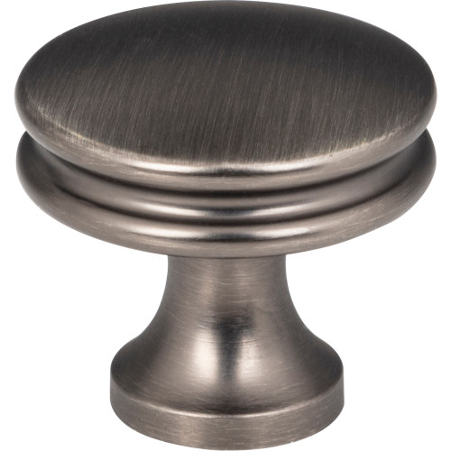 Jeffrey Alexander 445BNBDL: 1-1/4" Marie Cabinet Knob - Brushed Pewter