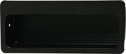 Hafele 151.00.320: 100mm Architectural Inset Pull - Matte Black