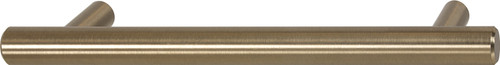 Hafele 155.02.413: 128mm cc Bar Pulls Round Bar Cabinet Pull - Matte Gold