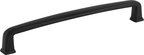 Jeffrey Alexander 1092-160MB: 160mm cc Milan 1 Cabinet Pull - Matte Black