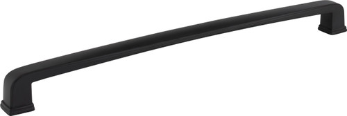Jeffrey Alexander 1092-12MB: 12" cc Milan 1 Appliance Pull - Matte Black