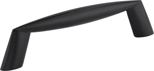 Elements 988-96MB: 96mm cc Zachary Cabinet Pull - Matte Black