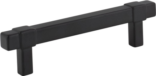 Jeffrey Alexander 293-96MB: 96mm cc Zane Cabinet Pull - Matte Black