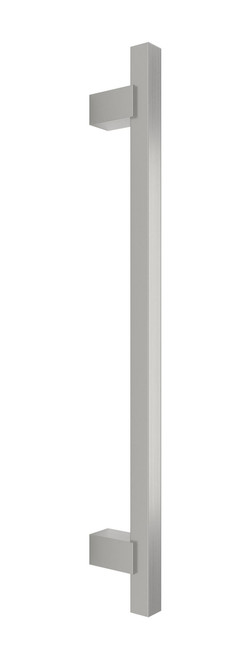 Omnia 1970/203.15: 8" cc Elite Square Bar Cabinet Pull - Satin Nickel