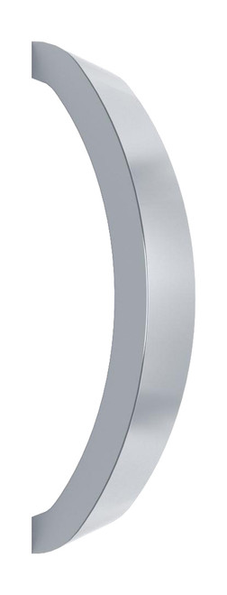 Omnia 1971/102.26: 4" cc Elite Curved Bar Cabinet Pull - Polished Chrome