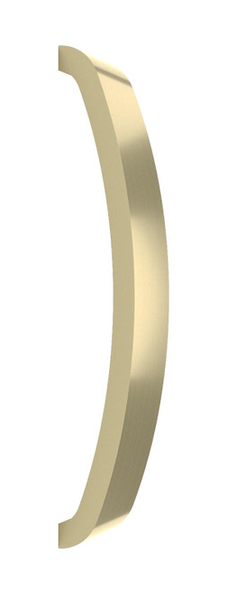 Omnia 1971/153.4: 6" cc Elite Curved Bar Cabinet Pull - Satin Brass